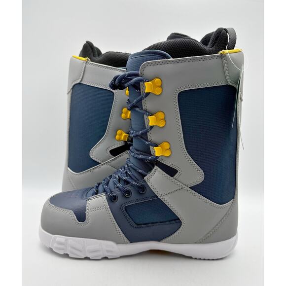 DC Mens Phase Lace Snowboard Boots US 7M EU 39 Navy Grey NIB - Picture 8 of 13